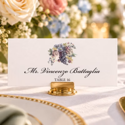 Flat Place Card